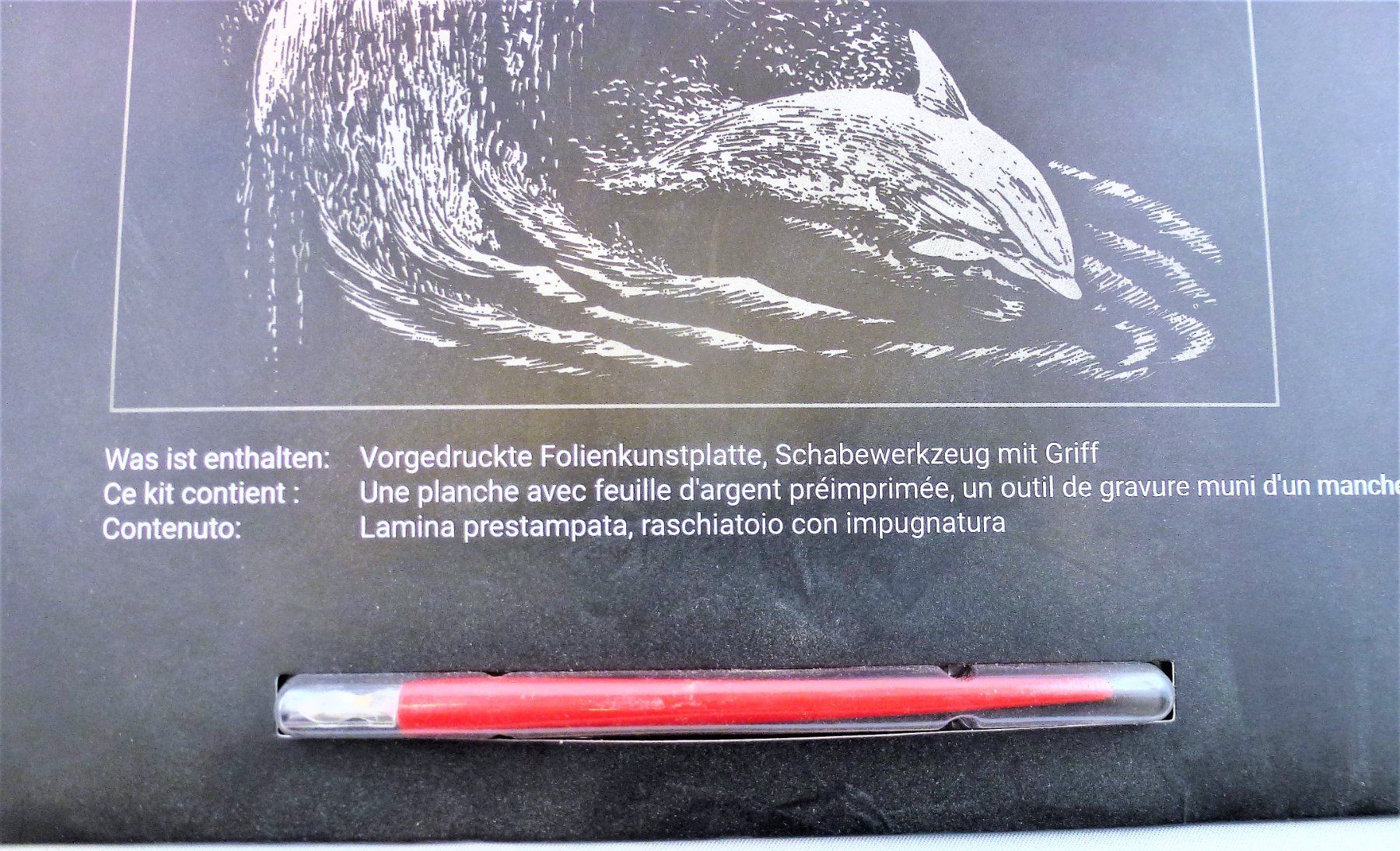 Kit bricolage: A4 Silberglanz-Gravur-Kit – Nuovo e nell'imballaggio originale da Murgenthal venduto da B.StM 2