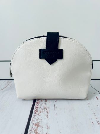 Cosmetic bag Dyptique with zip line eco leather