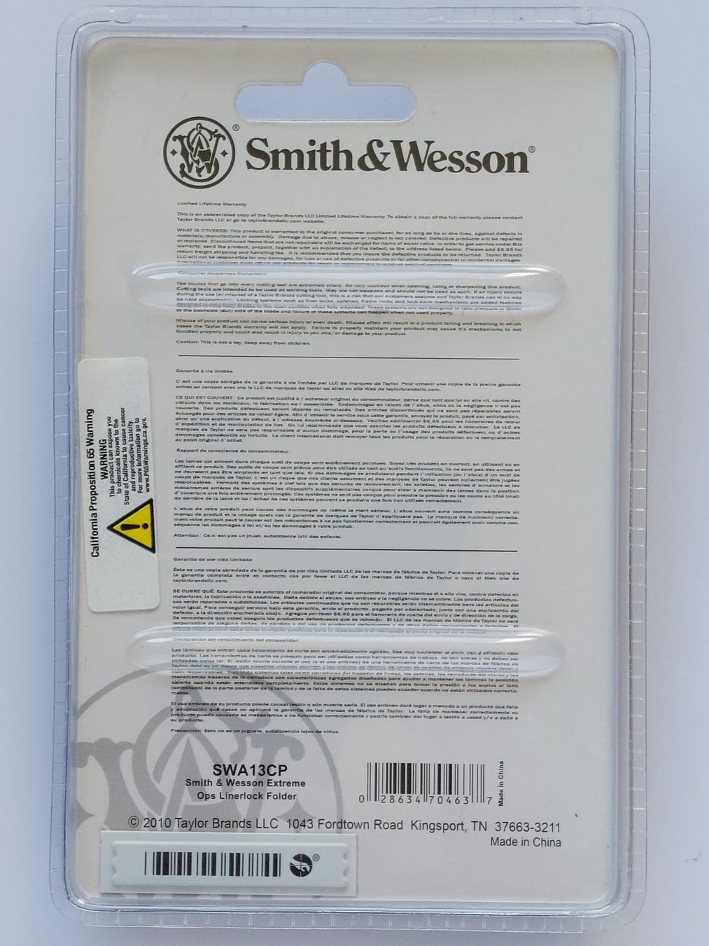 Couteaux de poche: Klappmesser - Smith & Wesson "Extreme Ops EDC Folder" – Neuf avec emballage d'origine à Liebefeld par Helveticus6 1