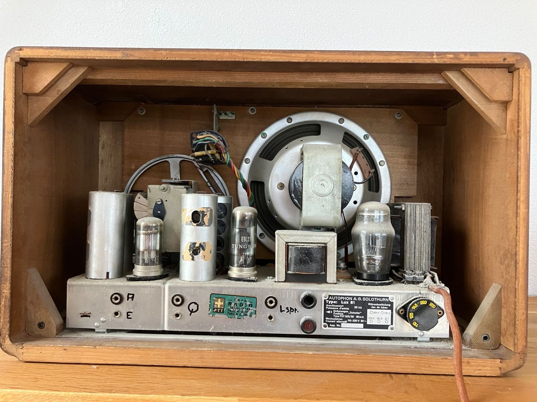 Radios: Röhrenradio Autophon AG Solothurn Typ LUX 81 – Gebraucht aus Ennetbürgen von meichtri 4