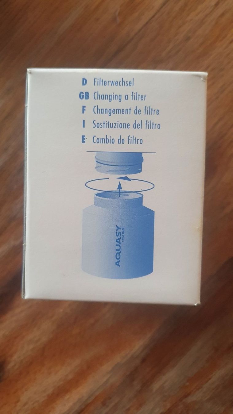 Sanitär: AQUASY-Ersatz-Wasserfilter, klein, gut! – Neu und originalverpackt aus Fidaz von Montifino 1