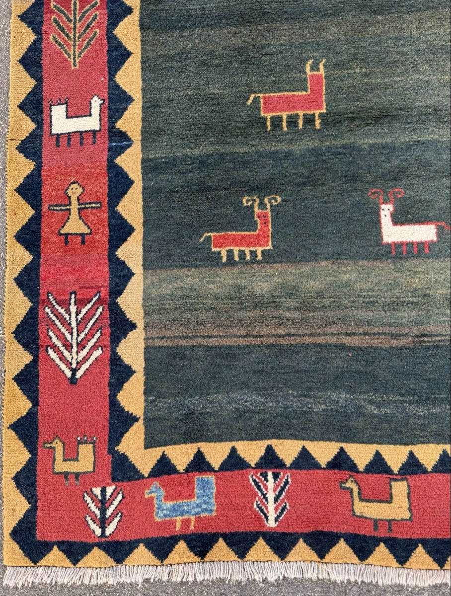 Gabbeh Tappeti: Wunderschöner Perserteppich Gabbeh 245x210.cm – Usato da Sempach venduto da Star7 1