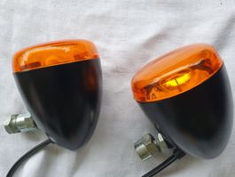 2 Blincker Harley, Metalgehäuse gebr. sehr guter Zustand P21