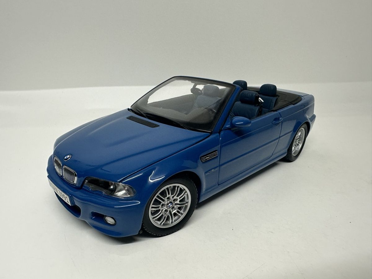 Kyosho Modellini d'auto: BMW M3 E46 Cabriolet 1:18, blau, KYOSHO – Usato da Zofingen venduto da rf9_x2xt 1