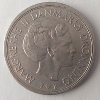 5 dänische Kronen 1976, Kupfer-Nickel, Höhe 33 mm