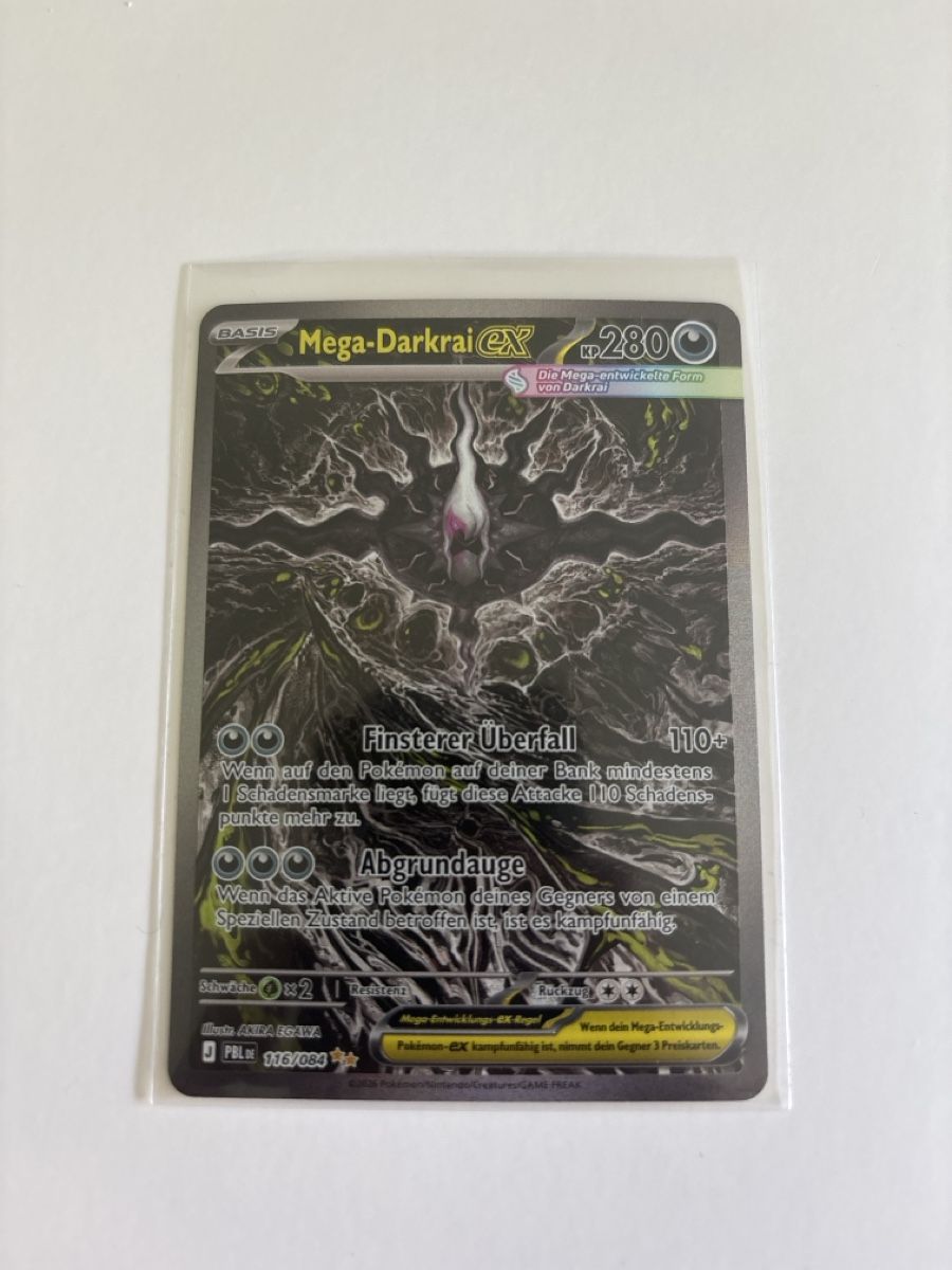 Pokémon Carte collezionabili: Mega-Darkrai ex – Nuovo e nell'imballaggio originale da Burgdorf venduto da Safak_o7