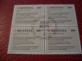 Marke  100 J. Strafgesetzbuch, 2012, FDC  + 4erbl Lose ET-o