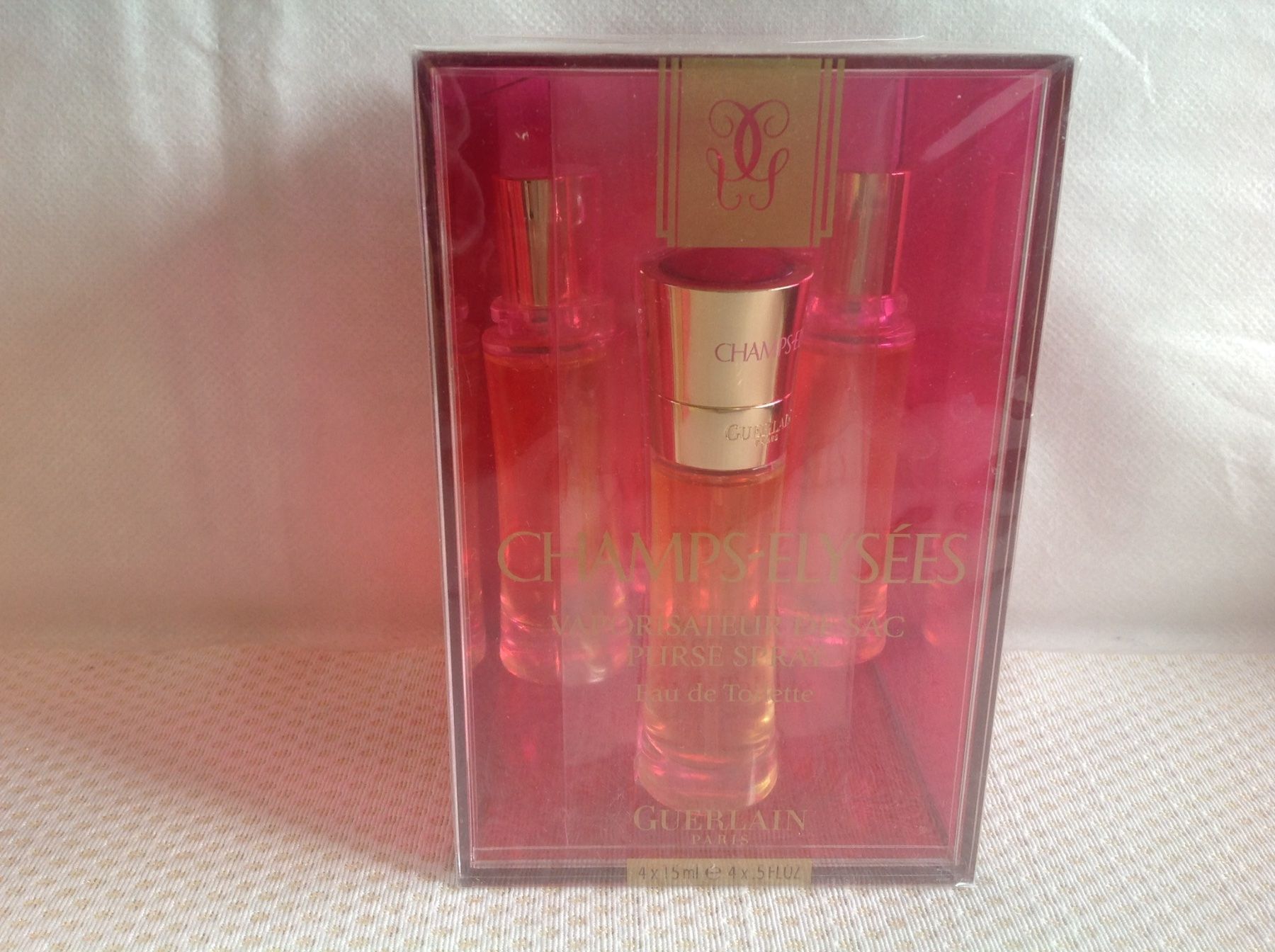 Guerlain Profumi & Eau de Toilette: Guerlain - Champs-Elysées - 4 x 15ml - NEUF – Usato da Sion venduto da accroshoes
