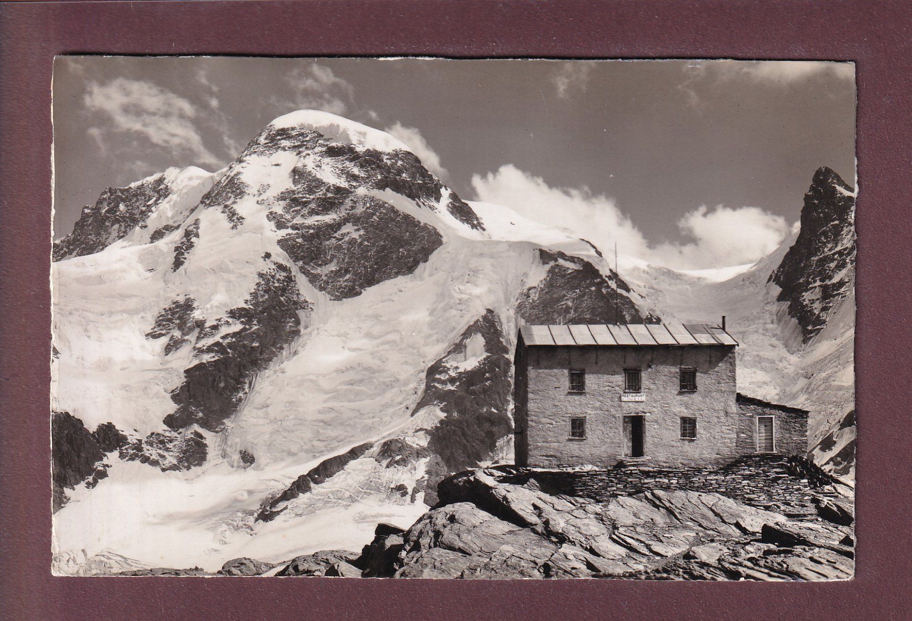 Ansichtskarten: Zermatt GANDEGGHÜTTE - Breithorn – Gebraucht aus Pully von nicecards