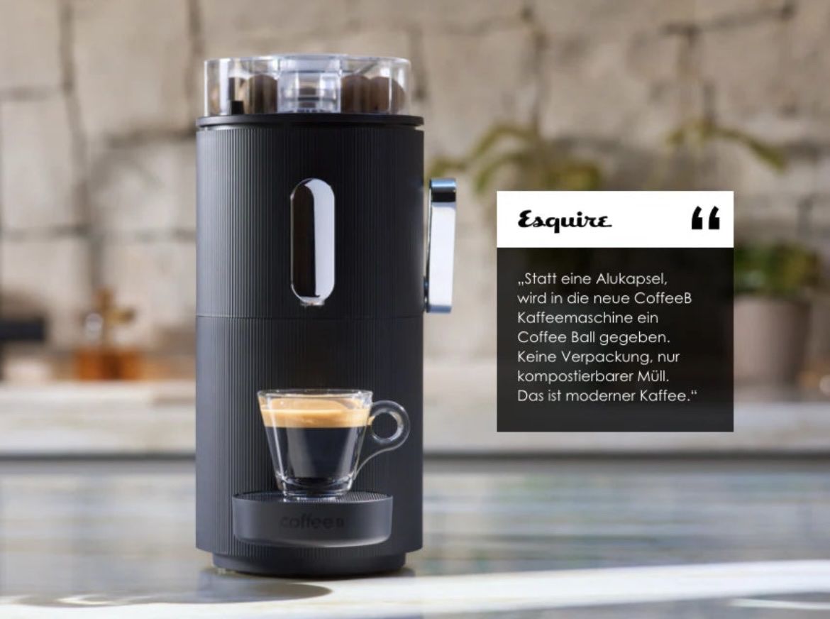 Coffee B Macchine per caffè & Macchine per espresso: KaffeeB Globe: Schweizer Innovation, neuwertig, mit Kapseln! – Nuovo e nell'imballaggio originale da Zürich venduto da Oerlike 1