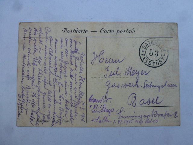 Cartoline postali: Ansichtskarte Colonel de Loys – Usato da Walkringen venduto da Casablanca777 1