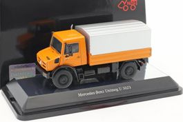 Mercedes-Benz Unimog U 5000 seit 2002 orange / silber   1:50