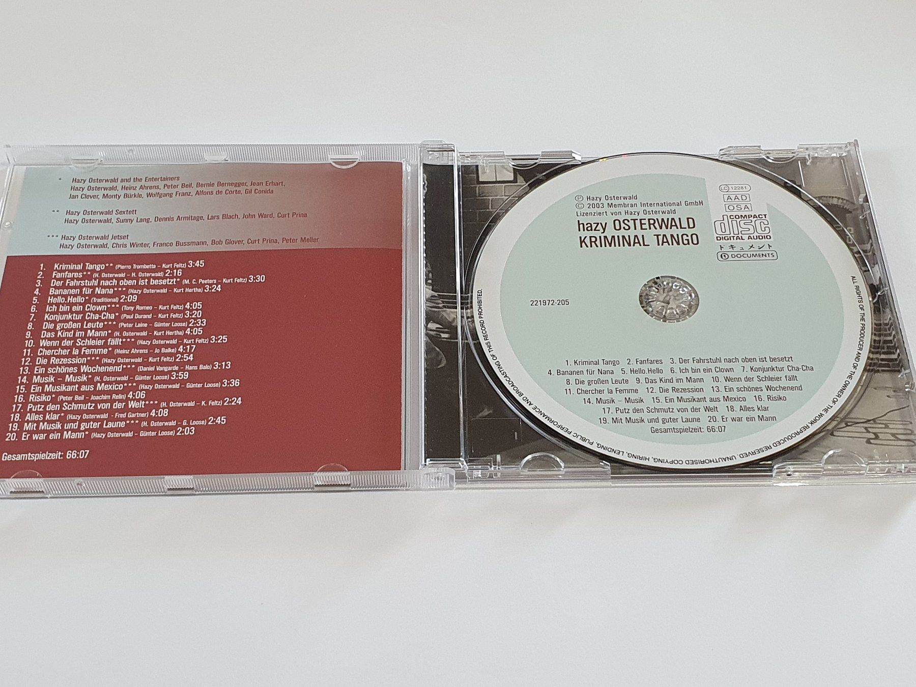 CDs: Hazy Osterwald - Kriminal Tango | CD – Gebraucht aus Dietlikon von Skylab007 2