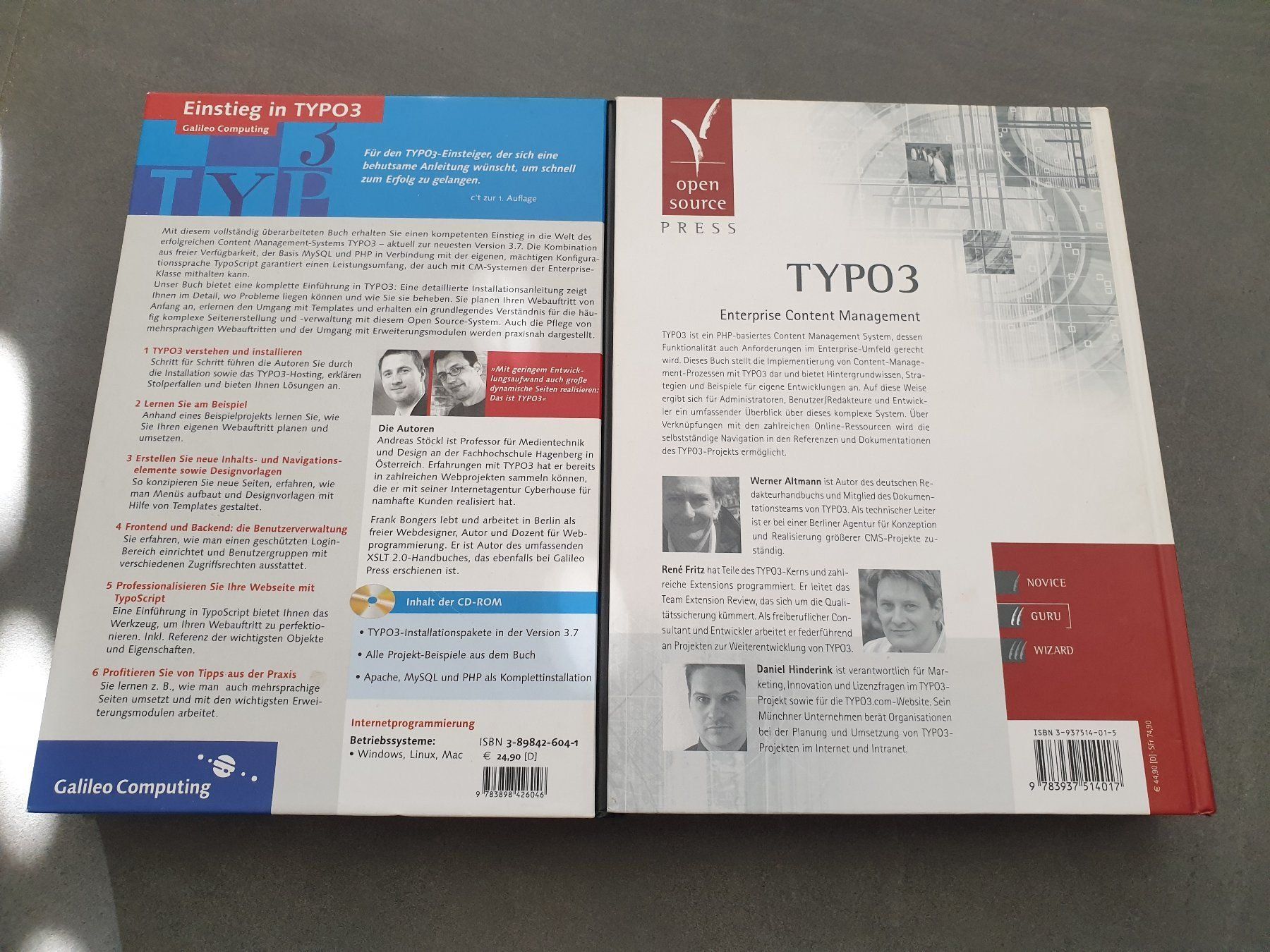 Libri: 4 Lehrbücher für Java, PHP und TYPO 3 von Galileo Computing – Usato da Füllinsdorf venduto da master_mind 3