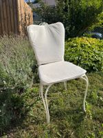 4 Handgeschmiedete Vintage Gartenstühle