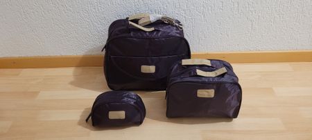 3er Reise-Set, violett