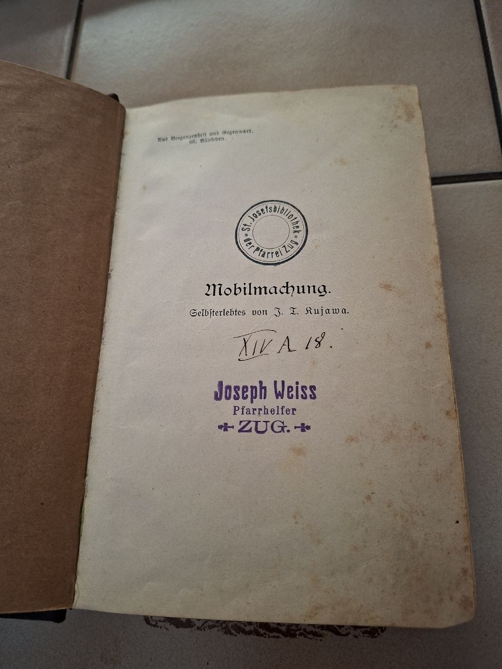 Libri: Mobilmachung – Usato da Meierskappel venduto da rigihans 2