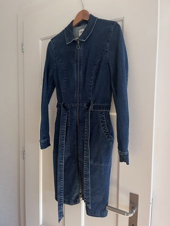 ONLY Jeanskleid mit Reissverschluss blau Grösse 38