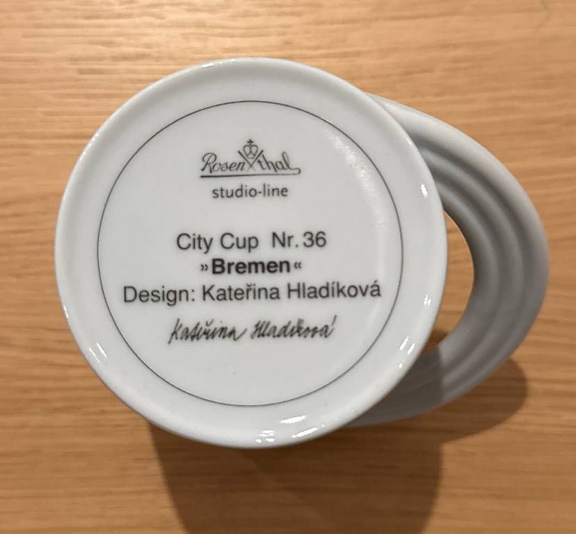Tassen: Rosenthal Studio Line City Cup Nr. 36 Bremen – Gebraucht aus Herisau von LoKeRiVE 2
