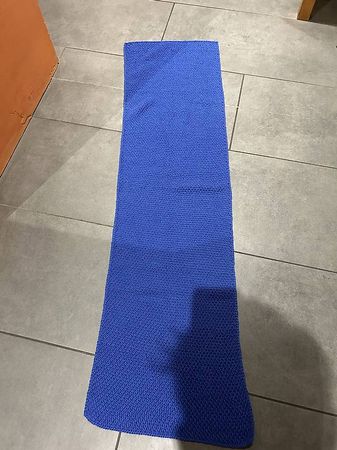 Blauer Schal