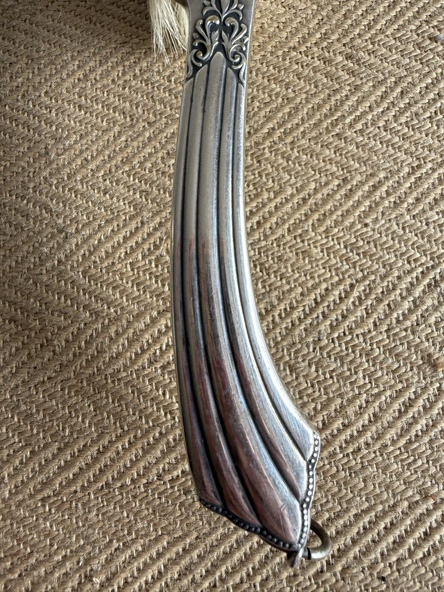 Set di posate: Vintage Tischkehrset versilbert WMF Fächer Fächermuster – Usato da Konolfingen venduto da petzipetz 4