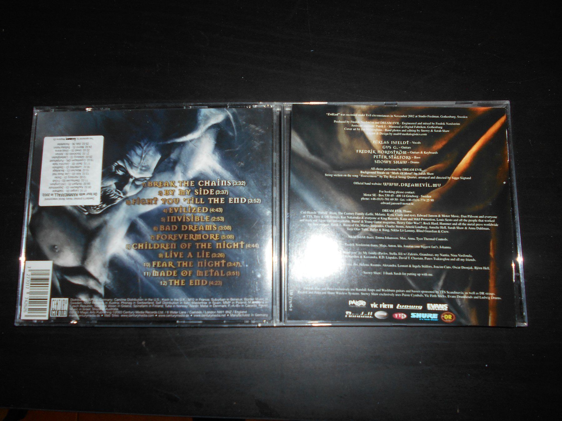 CD: Dream Evil – Evilized / 2003 – Usato da Aarberg venduto da witchhunter01 1