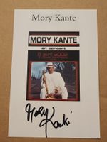 Mory Kante - verstorben - handsigniertes Foto