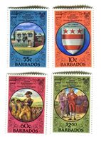 Briefmarken "George Washington". Barbados