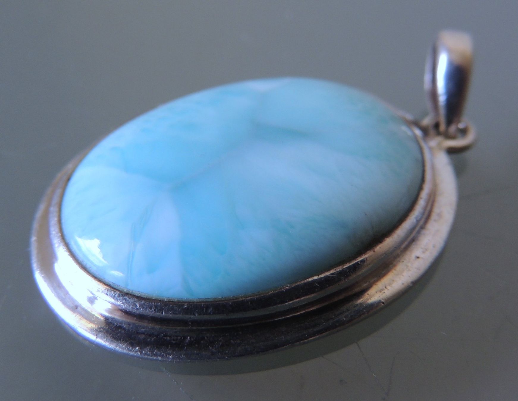 Anhänger: Larimar Silber 925 Anhänger – Gebraucht aus Waldenburg von schaller707 1