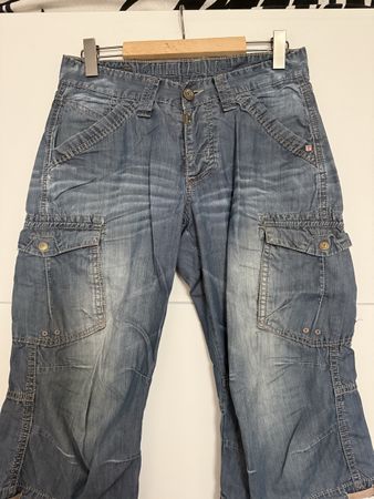 Coole Sommer-Jeans-Bermudas von Timezone, Grösse 31