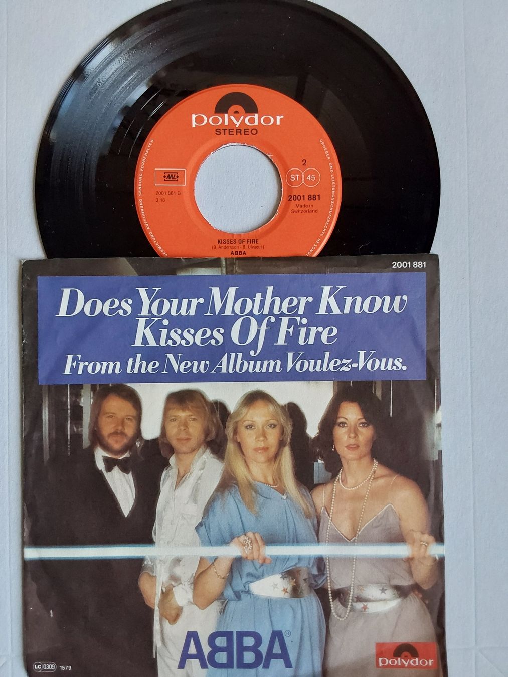 Schallplatten: Vinyl Single - Abba - Does Your Mother Know - Suisse 1979 – Gebraucht aus Villeret von Fil11