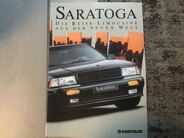 Chrysler Saratoga Verkaufsprospekt 16 Seiten Oktober 1989