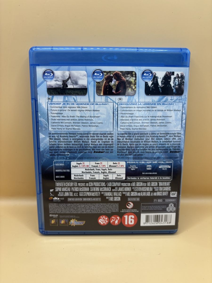 Tutti i DVDs: Braveheart Blu-Ray - Edition Collector – Usato da Genève venduto da sho_67qj 1