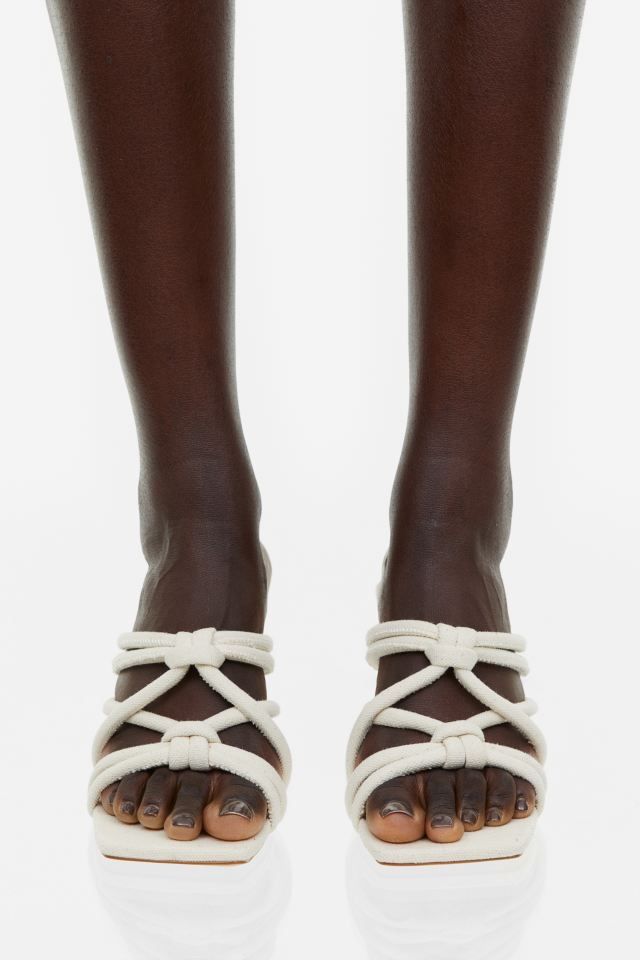 H&M Scarpe da donna: H&M eckige Mules Pantoletten 41 cremefarben – Nuovo (secondo la descrizione) da Basel venduto da Chocolate_Cupcake 2