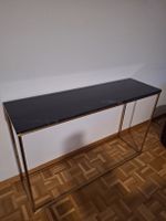 Design Konsolentisch mit massiver Naturstein-Platte
