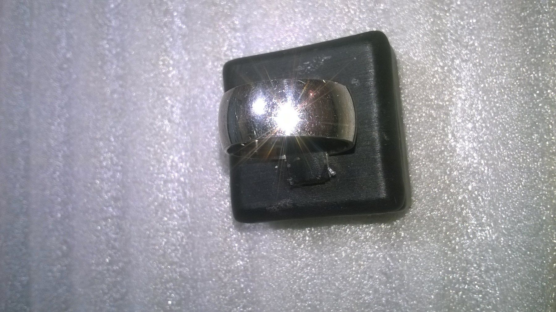 Anelli: ring edelsthal,,silber farbe,,,glanzig – Nuovo (secondo la descrizione) da Basel venduto da bijoutrie_4 1
