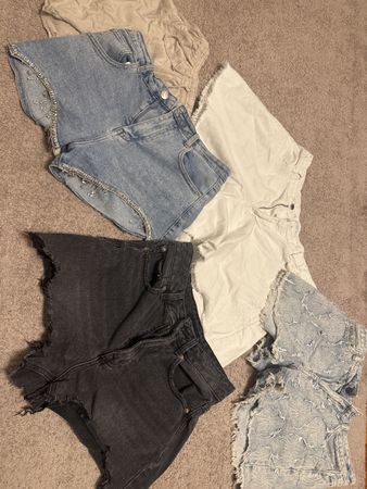 5x Sommer-Shorts-Mix: 160,36/38, Top!