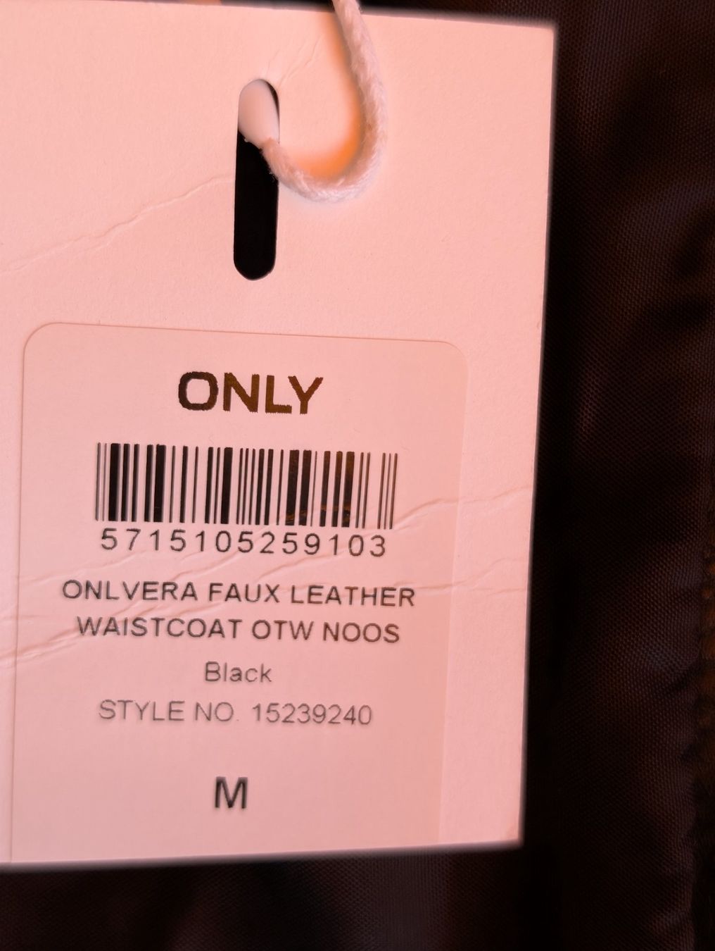 Only Gilet & Giacche senza maniche: ONLY - KUNSTLEDER GILET - NEU - GR. M – Nuovo e nell'imballaggio originale da Cugnasco venduto da tizianaq 7