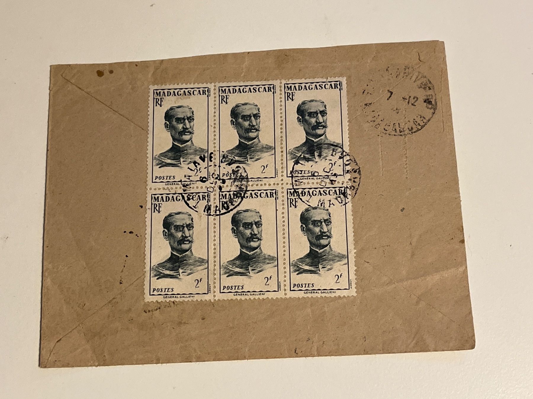 Enveloppes & pochettes d'envoi: Lettre recommandée de Madagascar du 6.12.49 – D'occasion à Satigny par buc_d7s5 1