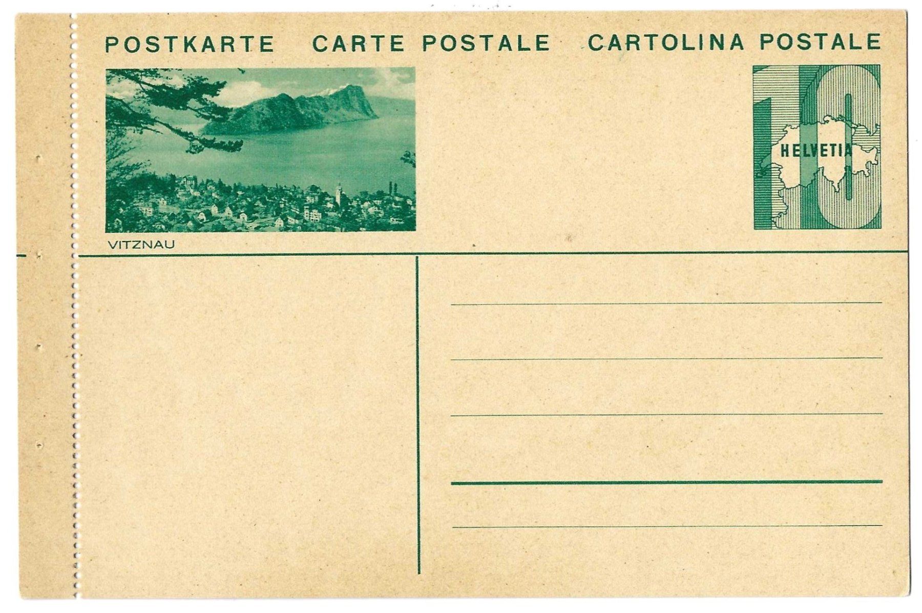 Alle Briefmarken: 1934 Bildpostkarte Nr. 133y-059 mit Bild VITZNAU * – Neu (gemäss Beschreibung) aus Morgarten von mech58