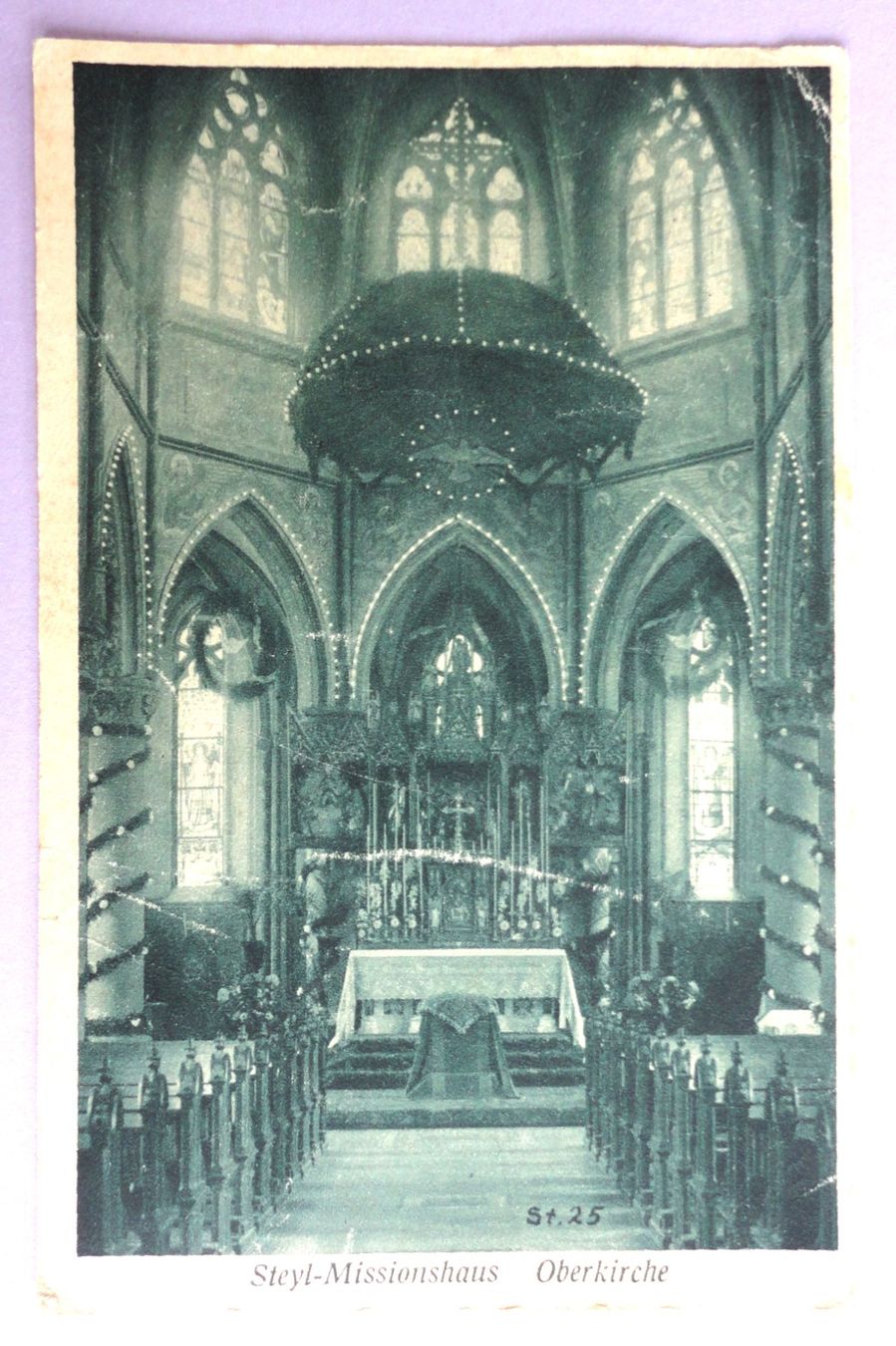 Cartoline postali: Steyl-Missionshaus, Oberkirche – Difettoso da Fétigny venduto da Billy2miny
