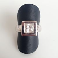 925er Sterlingsilber-Ring  gr. 17,7 mm