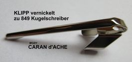 9801.206 Klipp Clip vernickelt * zu 849 Kugelschreiber CDA
