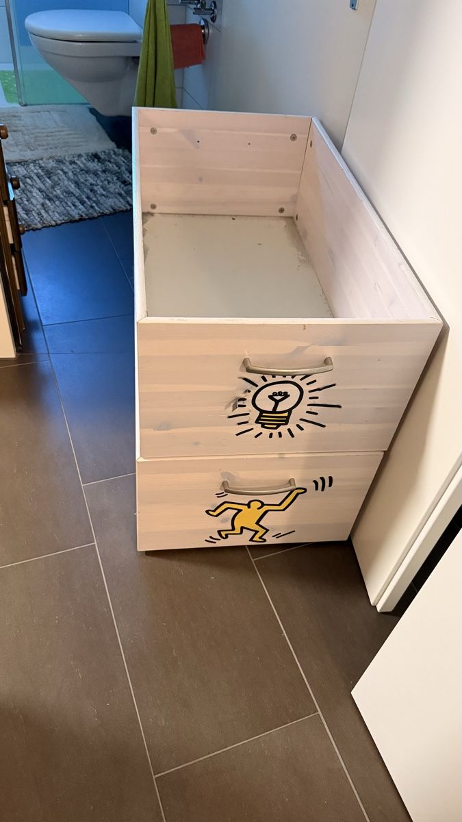 Betten: Flexa Bett + Erhöhung + 3 Schubladen  – Gebraucht aus Fehren von Frenny 1