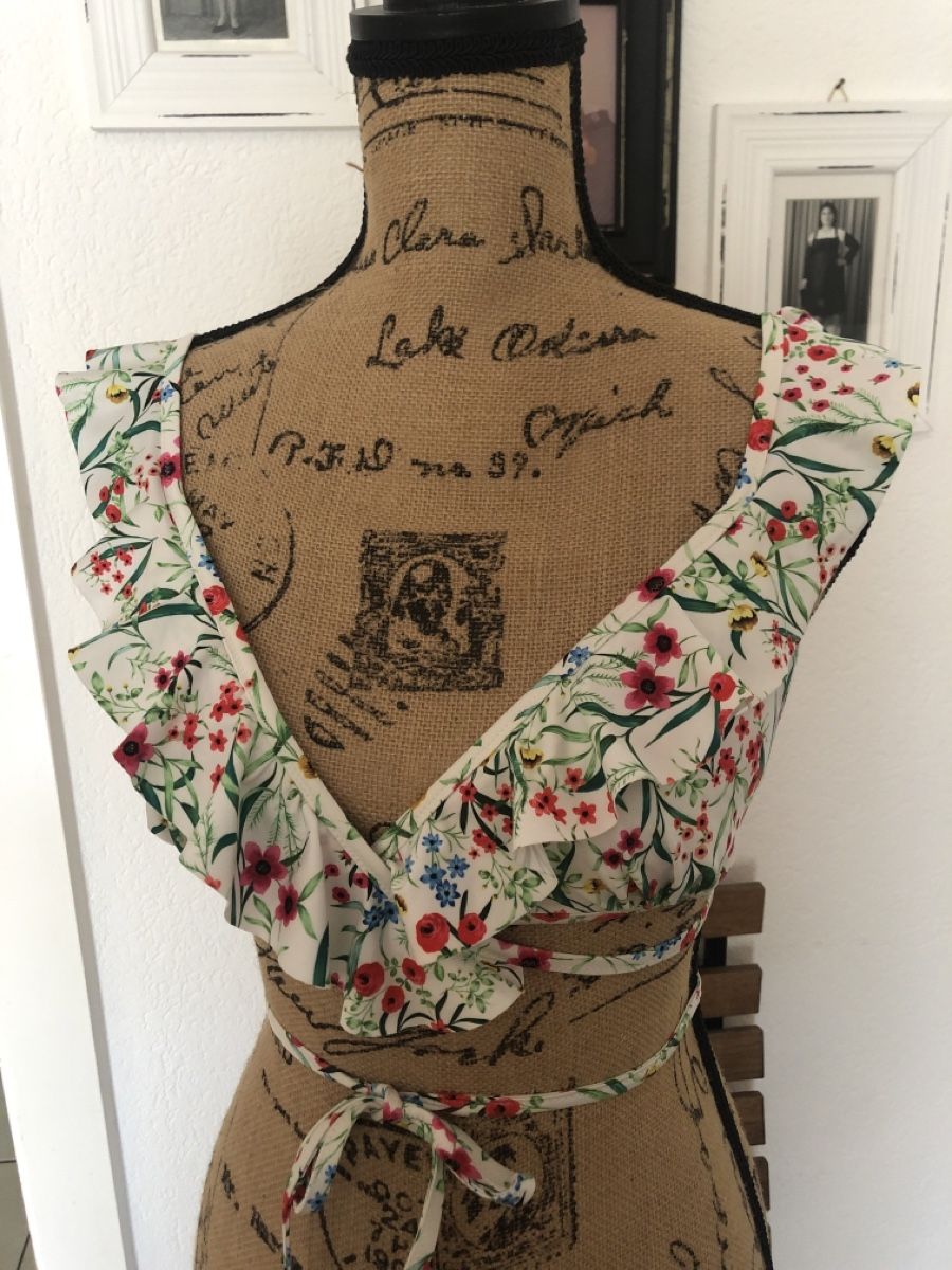 Top: Haut de Bikini fleuri vintage - Taille S – Nuovo (secondo la descrizione) da Biel/Bienne venduto da Lianumi 1