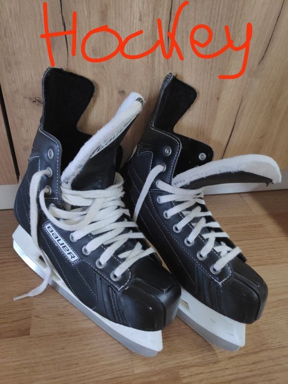 Paire De Lames De Patins à Glace Bauer Invictus - Vintage - Sports D'hiver