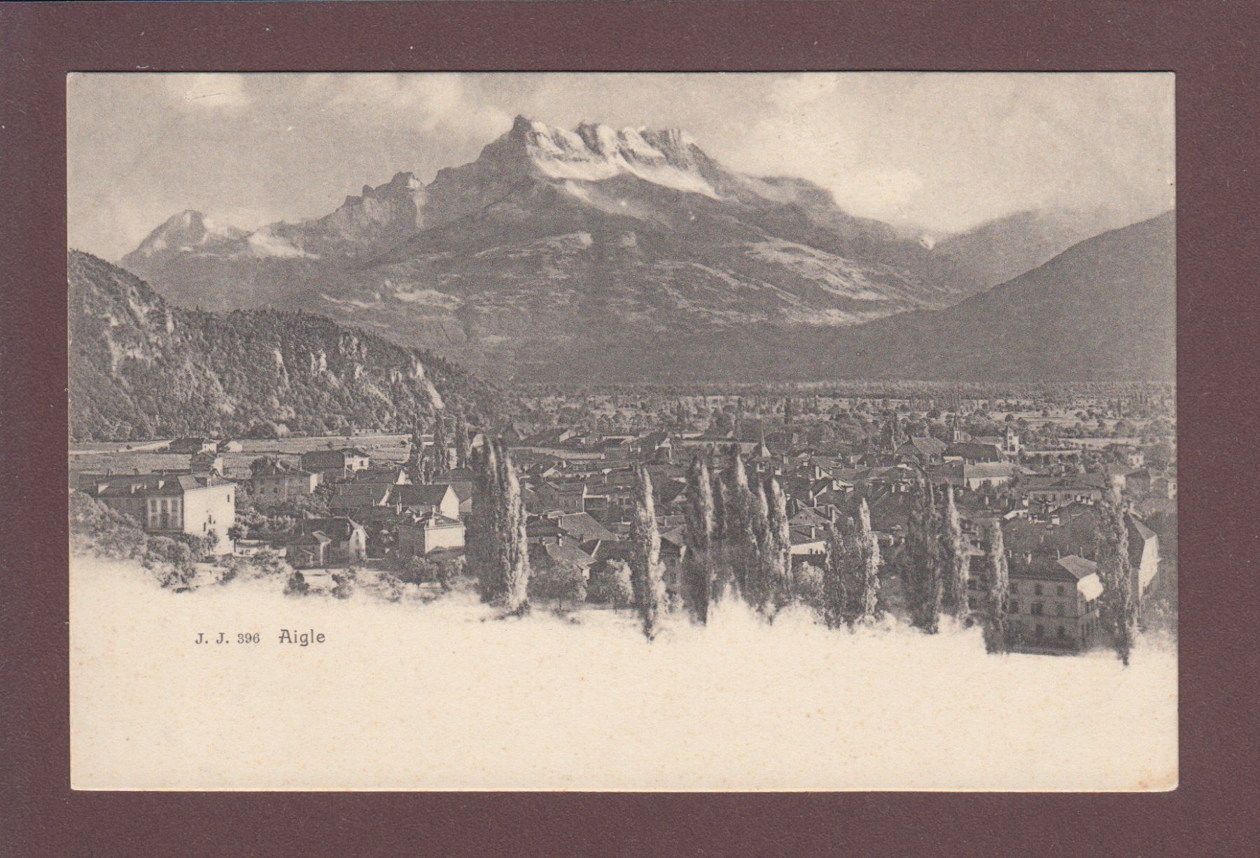 Cartoline postali: AIGLE - Dents du Midi – Usato da Pully venduto da nicecards