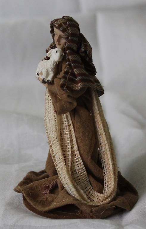 Figuren: Ankleidefigur Hirte mit Lamm – Gebraucht aus Moosseedorf von Tigerlily1 1