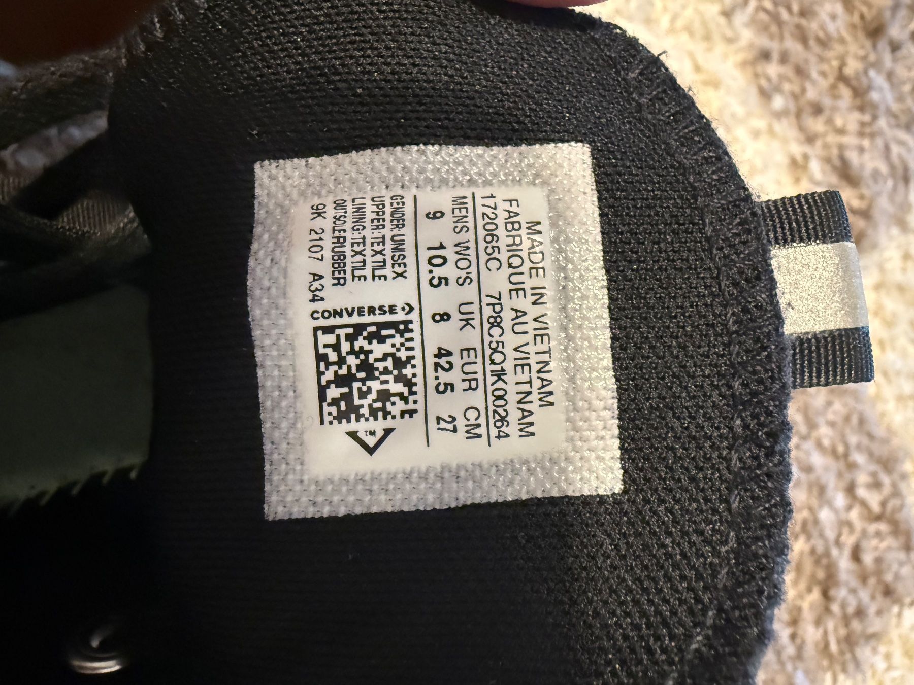 Converse Herrenschuhe: Converse Run Star Motion Utilitaire Triple Black - Rare – Gebraucht aus Neuchâtel von Blek7 8