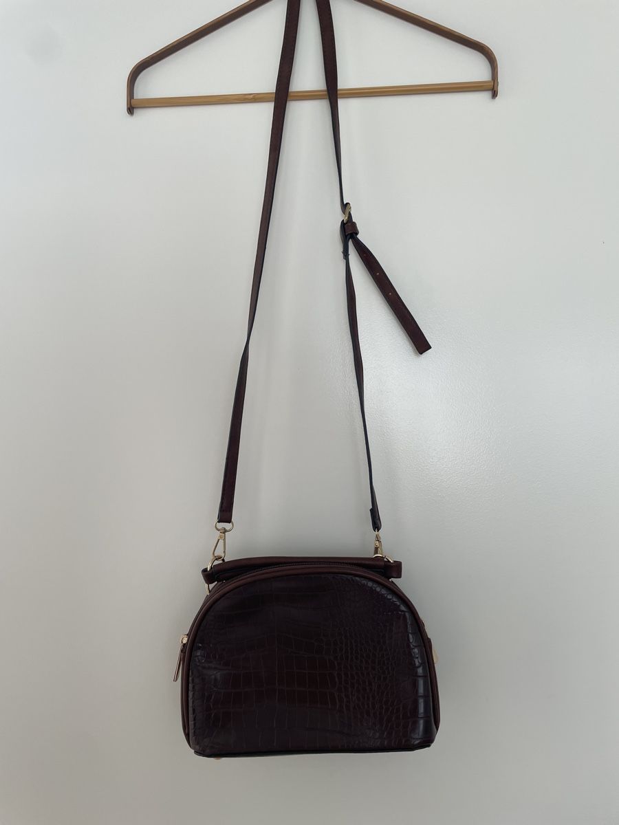 Taschen für Damen: Handtasche mit Kroko-Optik, Umhängetasche – Gebraucht aus Mauren von acht33null 3